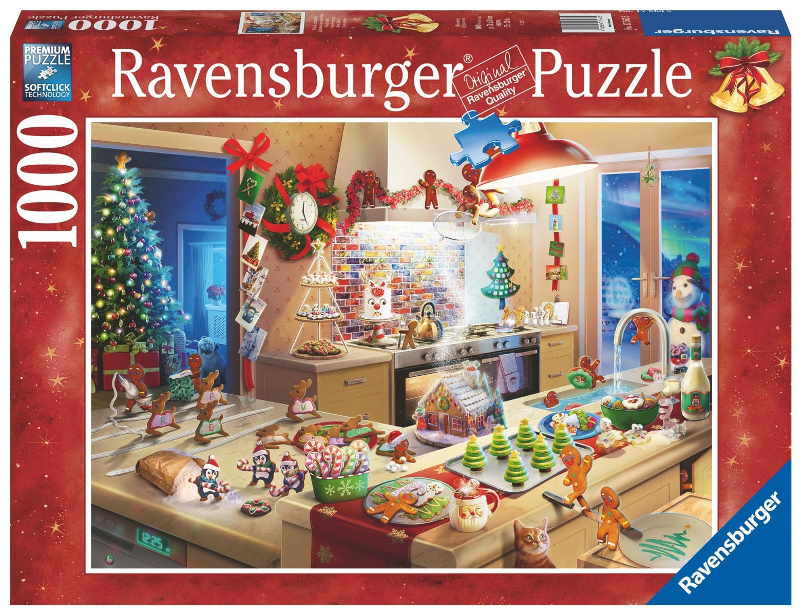 Puslespill 1000 Jul Glad Ugagn Ravensburger