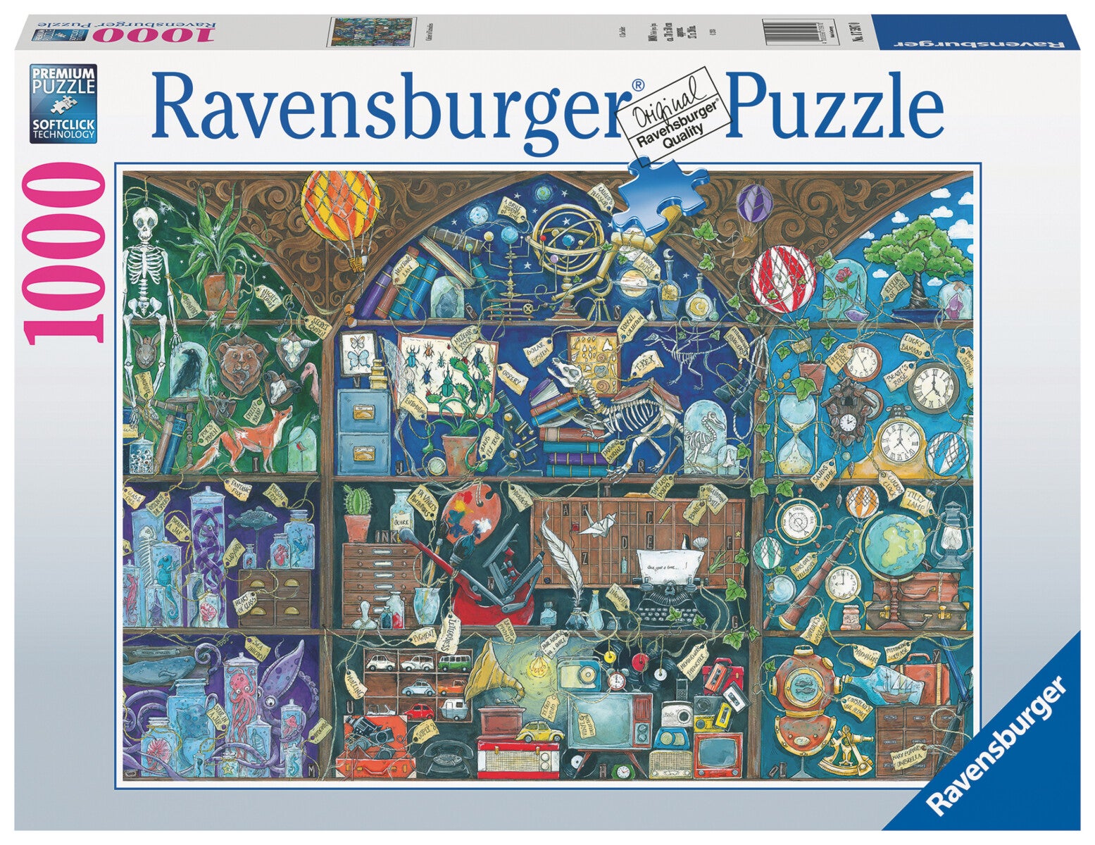 Puslespill 1000 Kuriositetskabinett Ravensburger