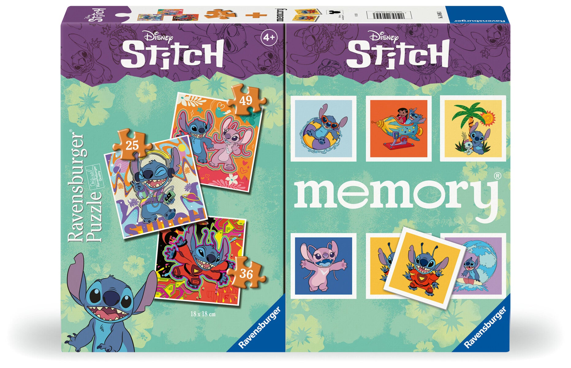 Spill Disney Stitch 3 Puzzle Memory