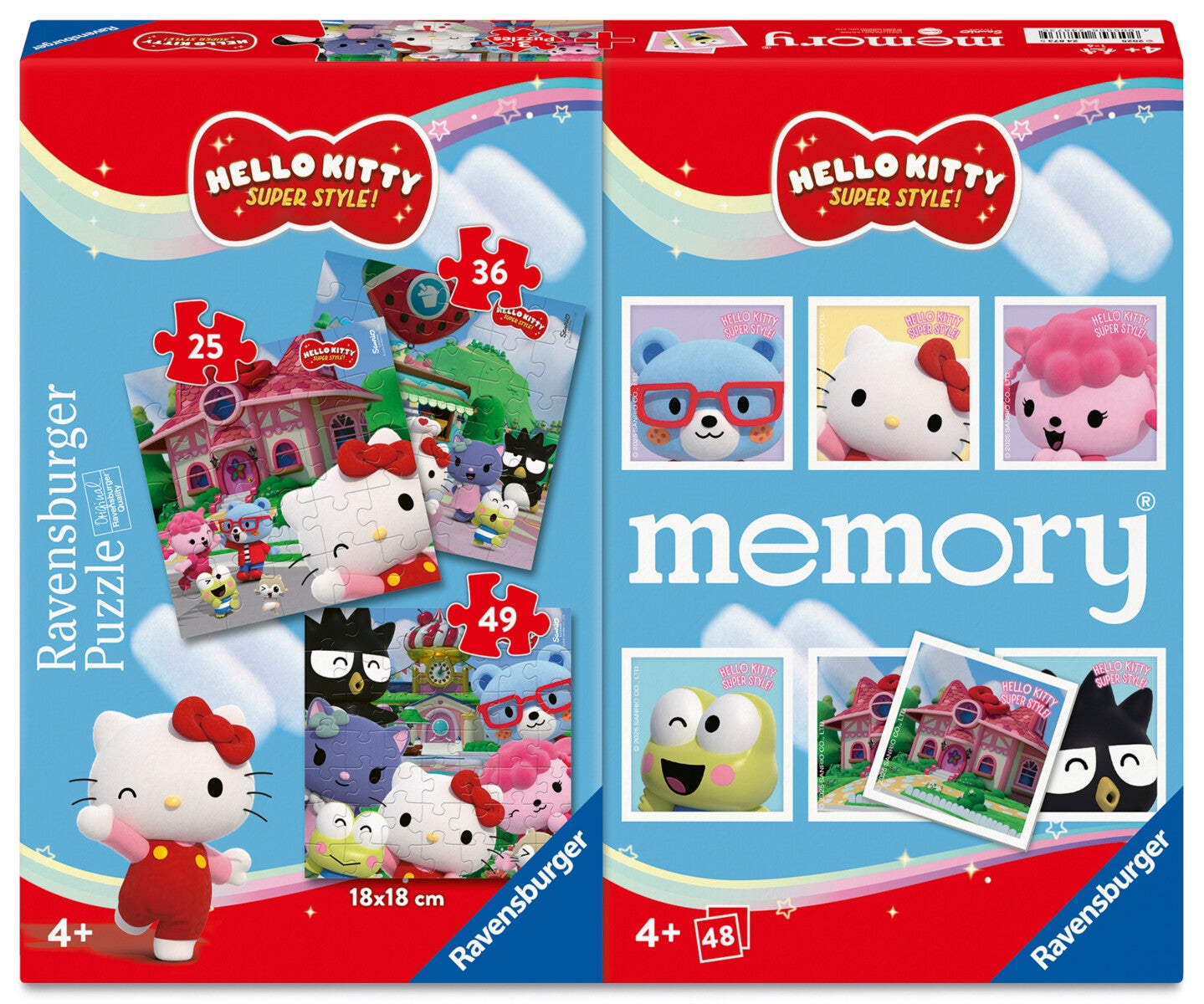 Spill Hello Kitty 3 Puzzle Memory