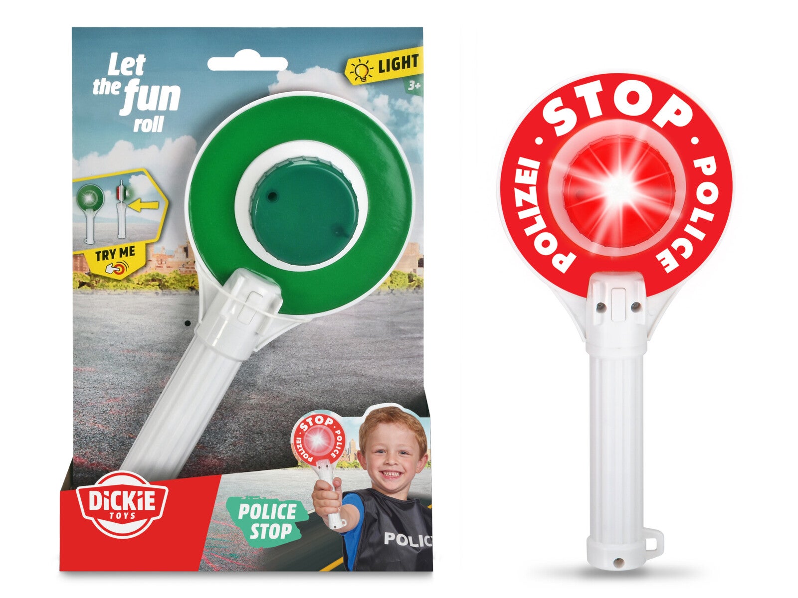 Dickie Toys Politi Stoppskilt
