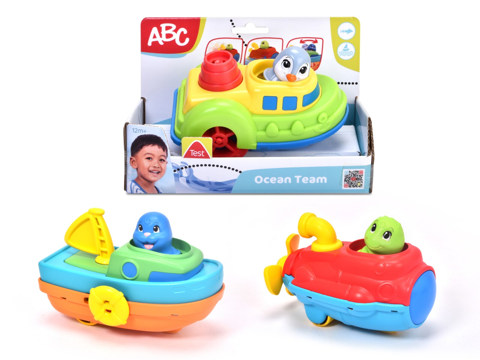 Abc Båt Med Bevegelig Figur