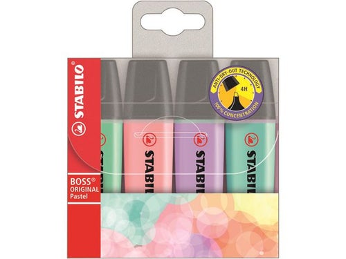 Stabilo Boss Pastell 4pk