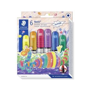 Gel Twister, Etui ,Med 6 Ass. Glitter Farver