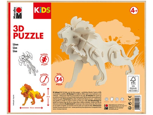 Marabu KiDS 3D Puzzle Lion