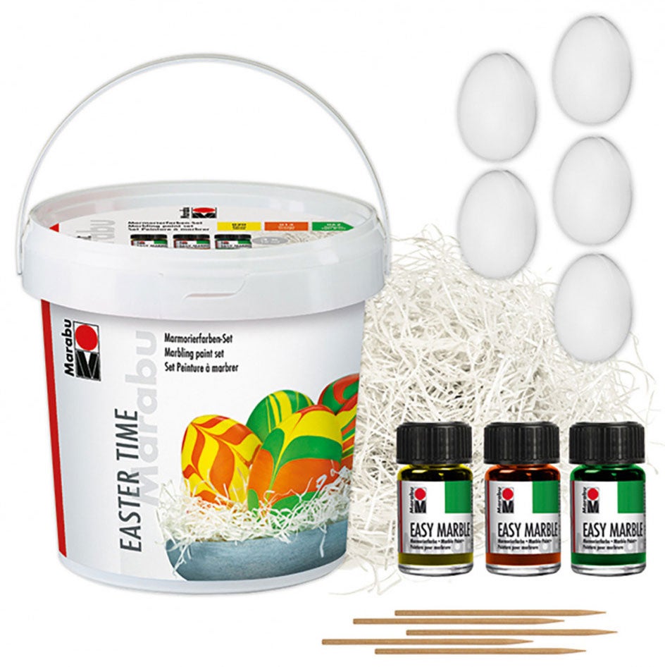 Hobbysett Marmorering Egg Påske