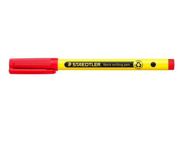 Fiberpenn Staedtler Noris 0,6mm rød