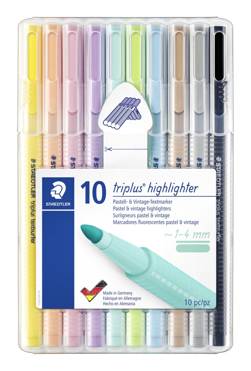 Tekstmarker Staedtler Triplus P+V (10)