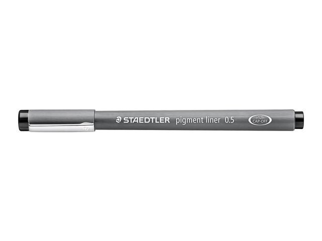 Fiberpenn Staedtler 0,5mm sort