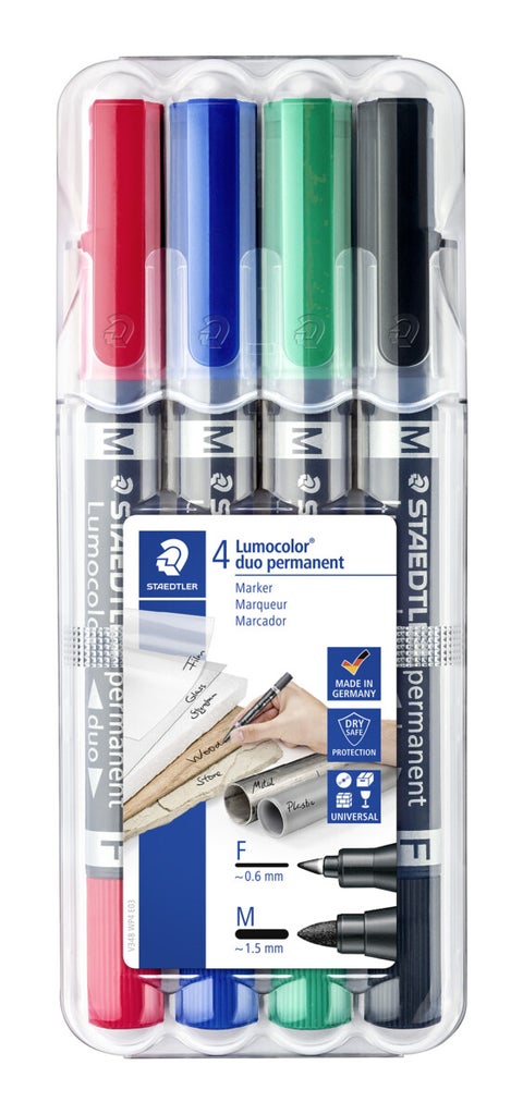 Merkepenn Lumocolor Duo 344 F/M (4)