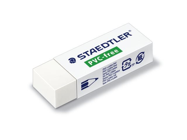 Viskelær Staedtler PVC fritt 65x23x13mm
