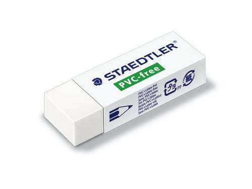 Viskelær Staedtler PVC fritt 65x23x13mm