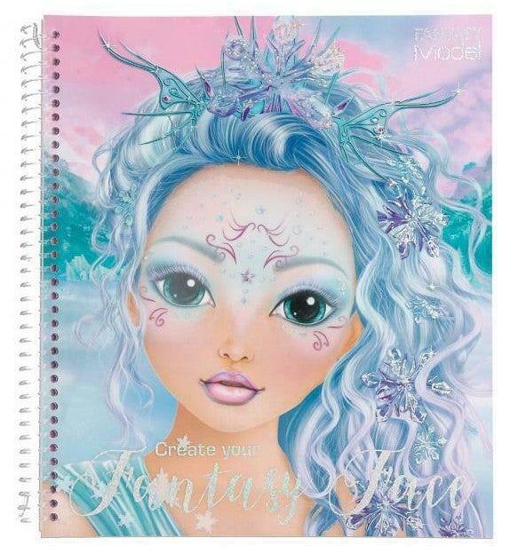 Aktivitetsbok Create Your Fantasy Face Tompdel