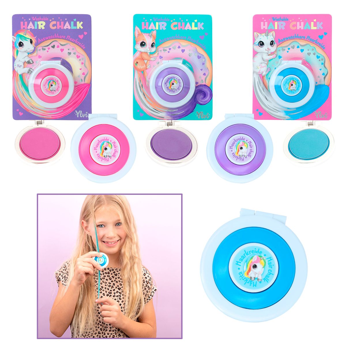 Hårkritt 3 ass Ylvi