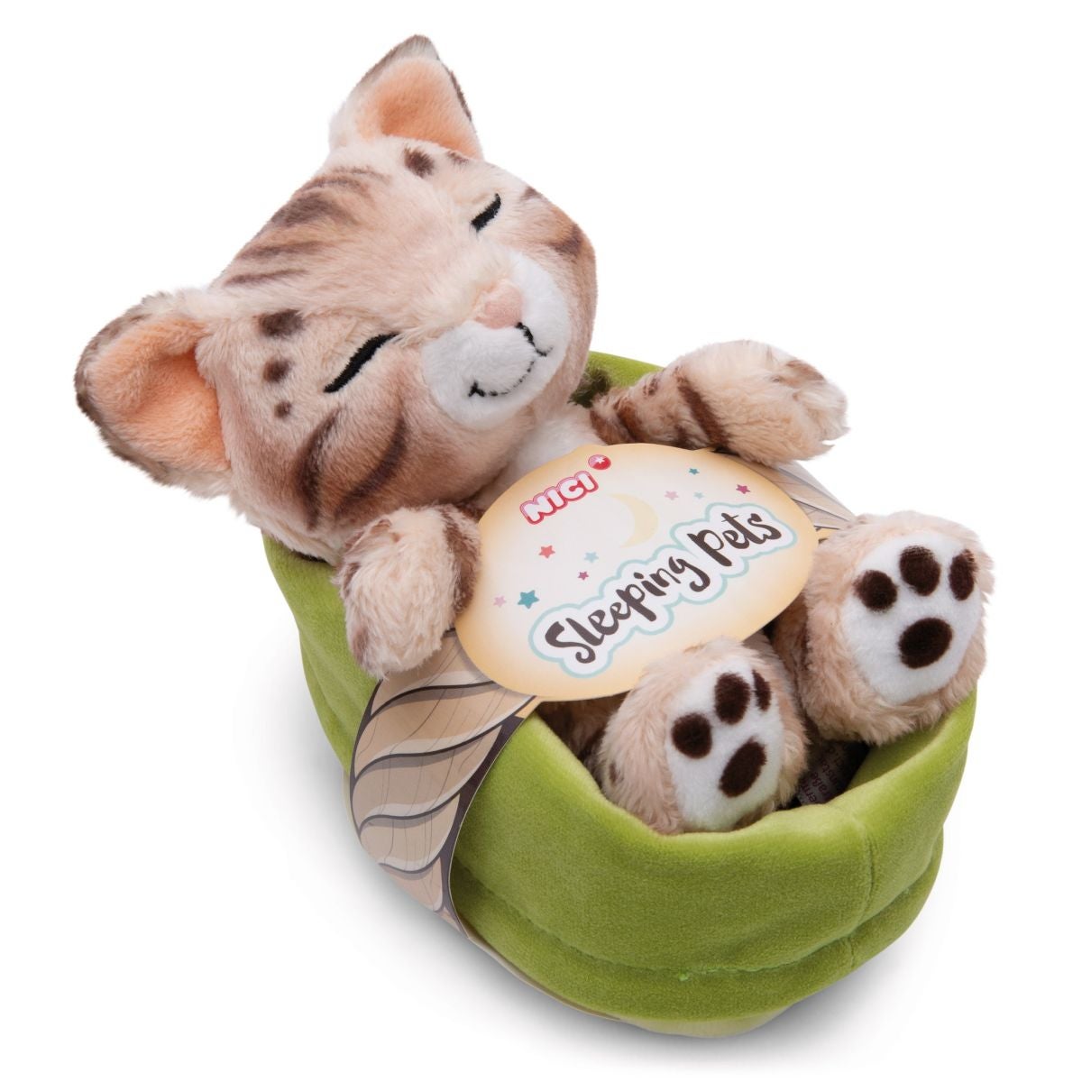Katt Plysj 12cm Sleeping Pets Bengal Cat Nici