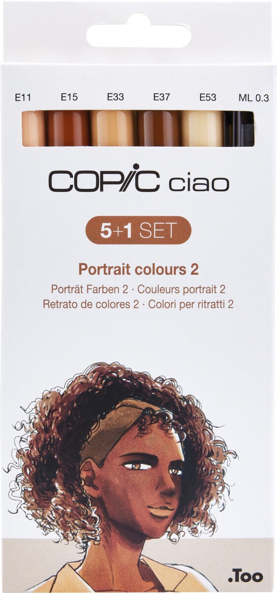 Tusj Copic Ciao Alkoholbasert 5+1 Portrait 2