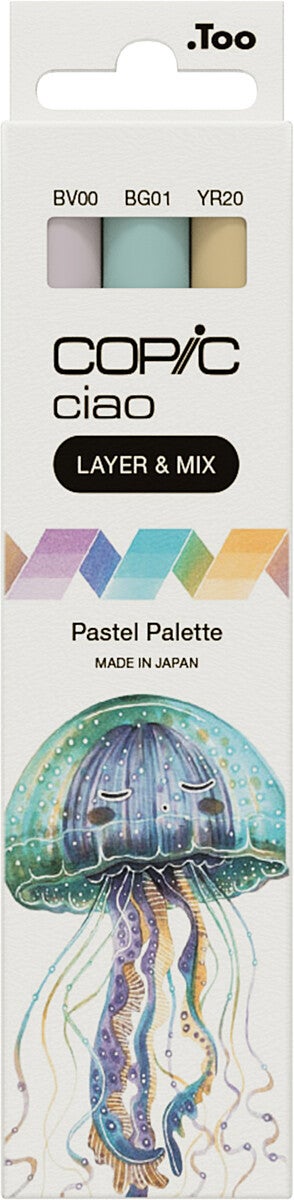 Tusj Copic Ciao Alkoholbasert Layer 3 Stk Pastel