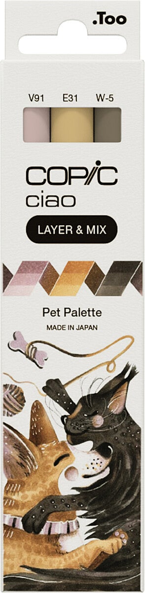 Tusj Copic Ciao Alkoholbasert Layer 3 Stk Pet
