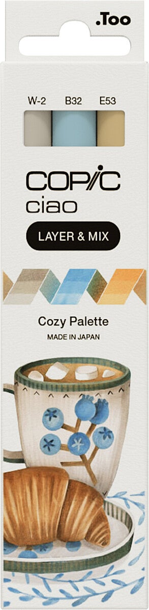 Tusj Copic Ciao Alkoholbasert Layer 3 Stk Cozy