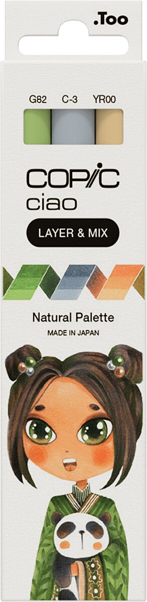 Tusj Copic Ciao Alkoholbasert Layer 3 Stk Natural