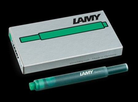 Blekk Lamy box ink cartridges T10 green