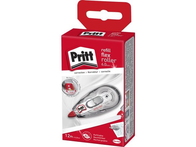 Korrekturroller Pritt m/refill Flex 6mm