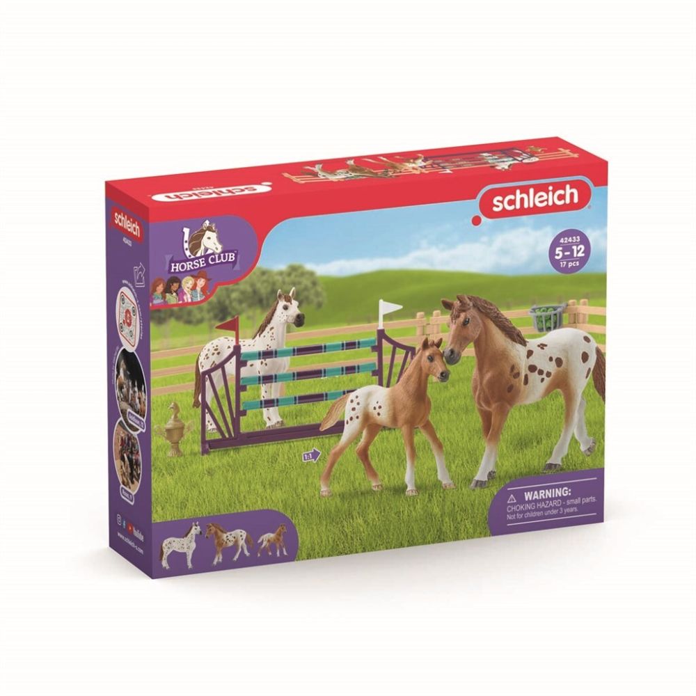 Schleich Tournament training set & Appaloosa hors