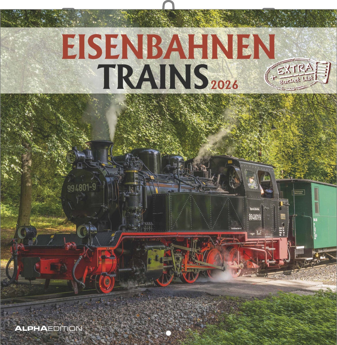 Kalender 2026 30x30 Steam Engines