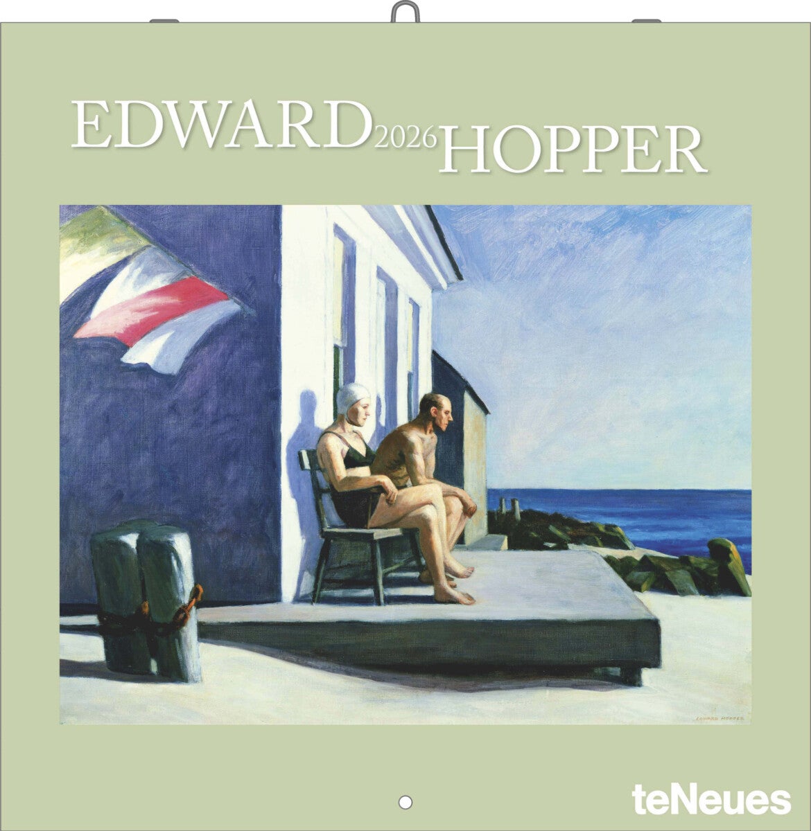 Kalender 2026 30x30 Edward Hopper