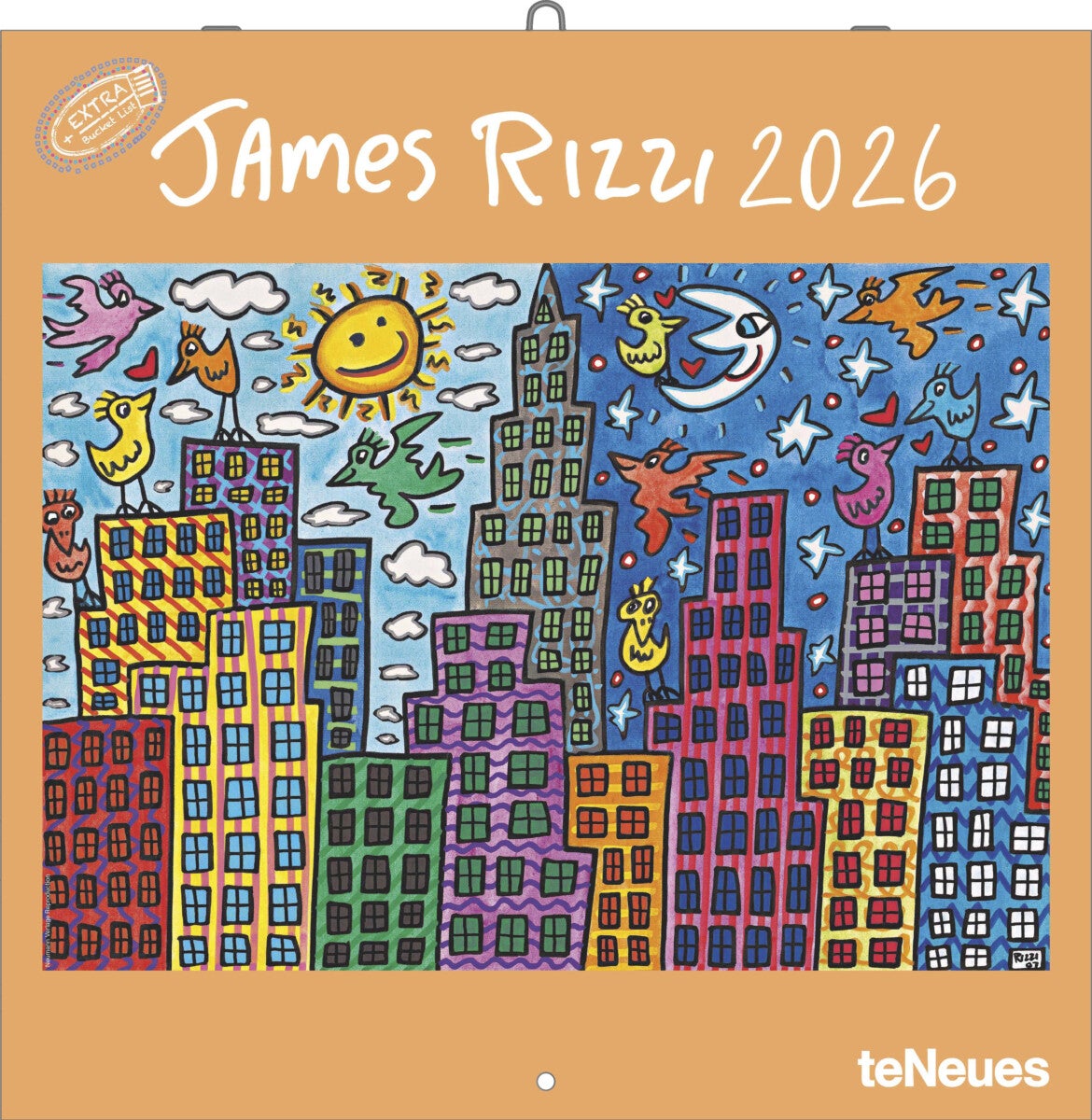 Kalender 2026 30x30 James Rizzi