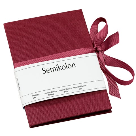 Trekkspillalbum Leporello Classico Burgundy