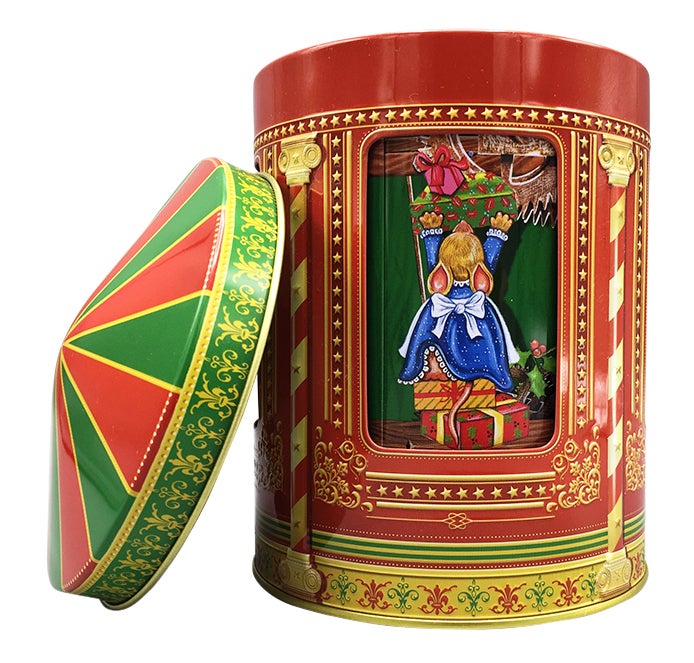 Metallboks spilledåse Mus