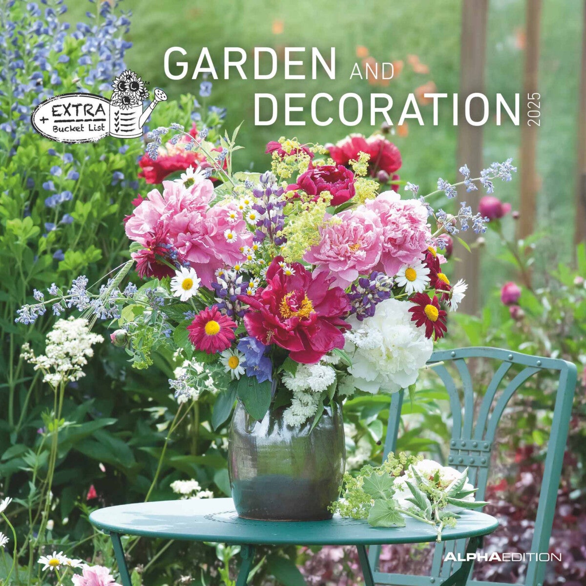 Kalender 2025 Garden Decoration 30x30cm