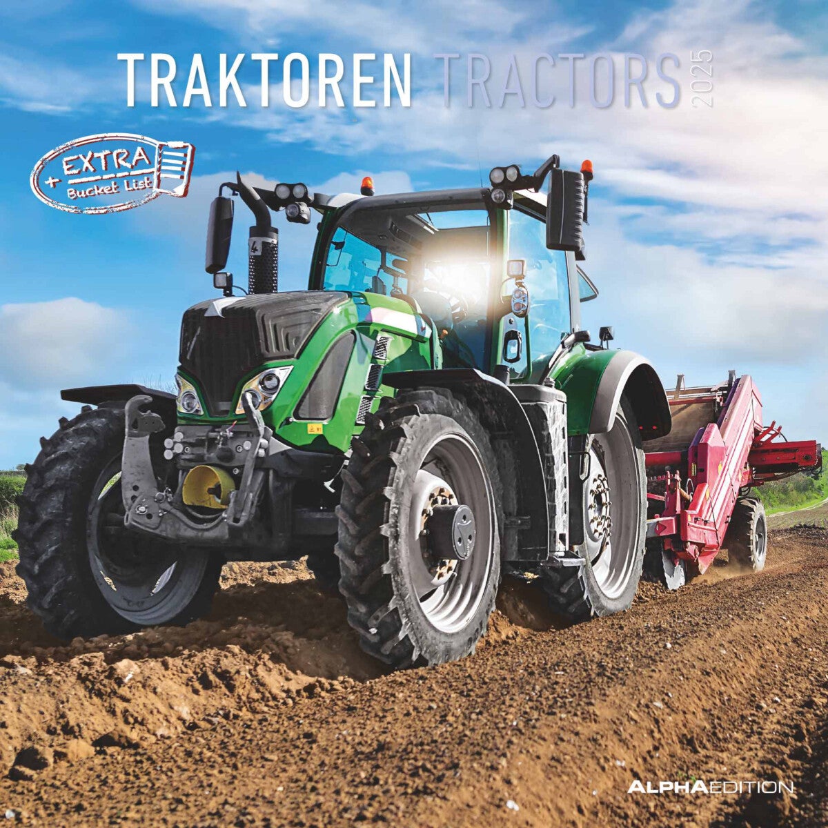 Kalender 2025 Tractors 30x30cm
