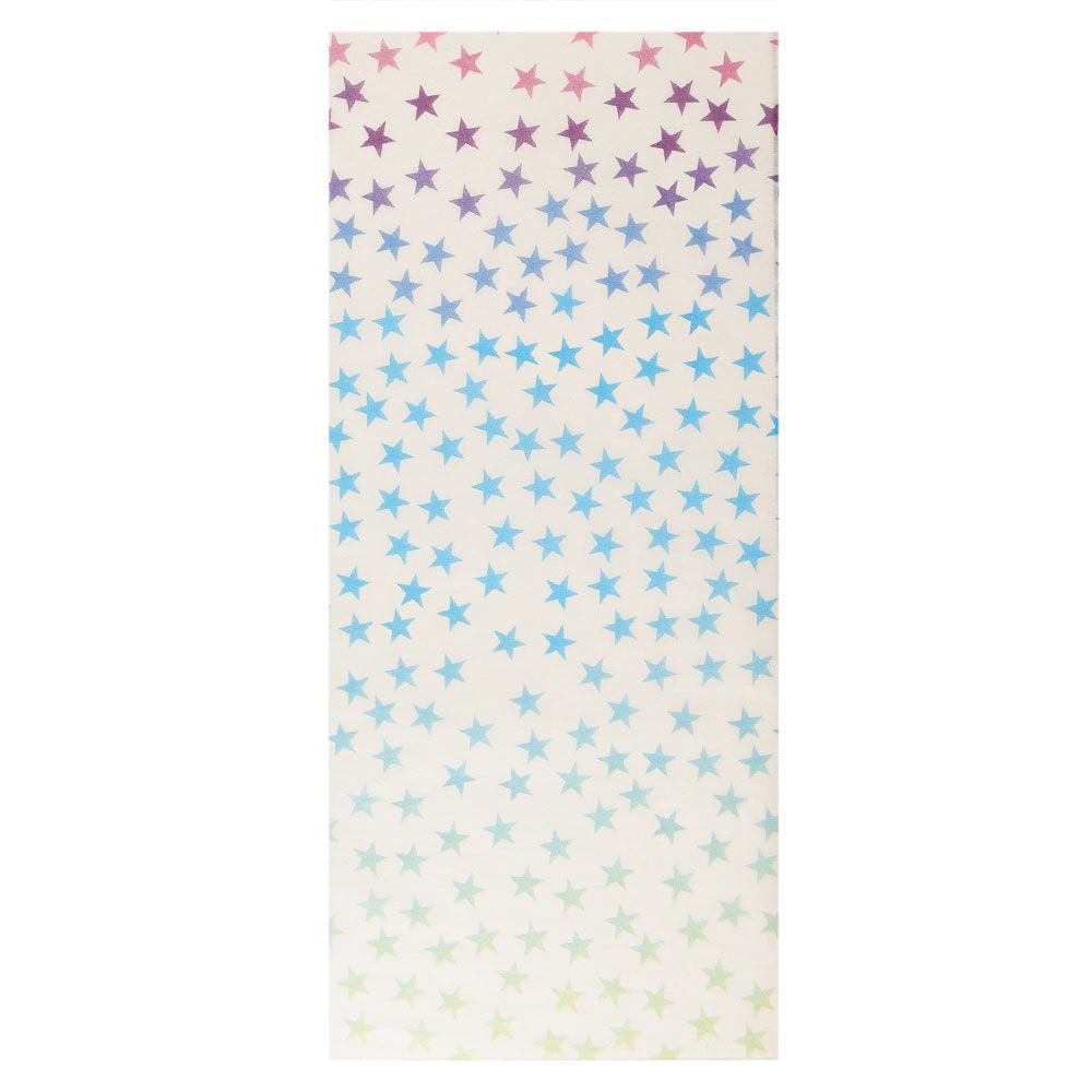 Silkepapir Pastel Star