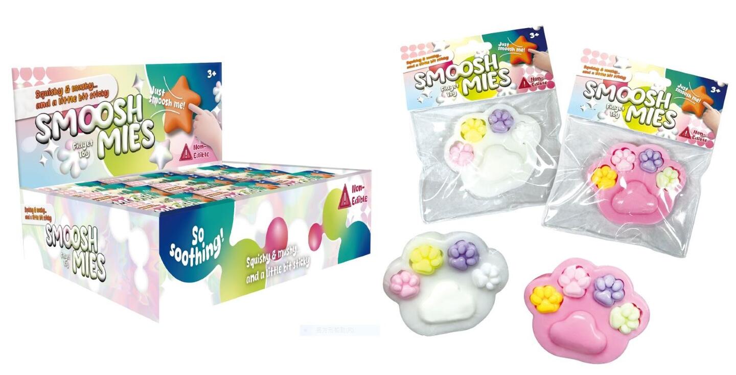 Squishy Sticky Cat Paw 55g 8cm