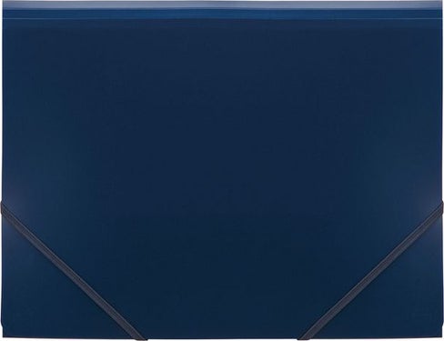 Strikkmappe Foldermate PP A4 blå