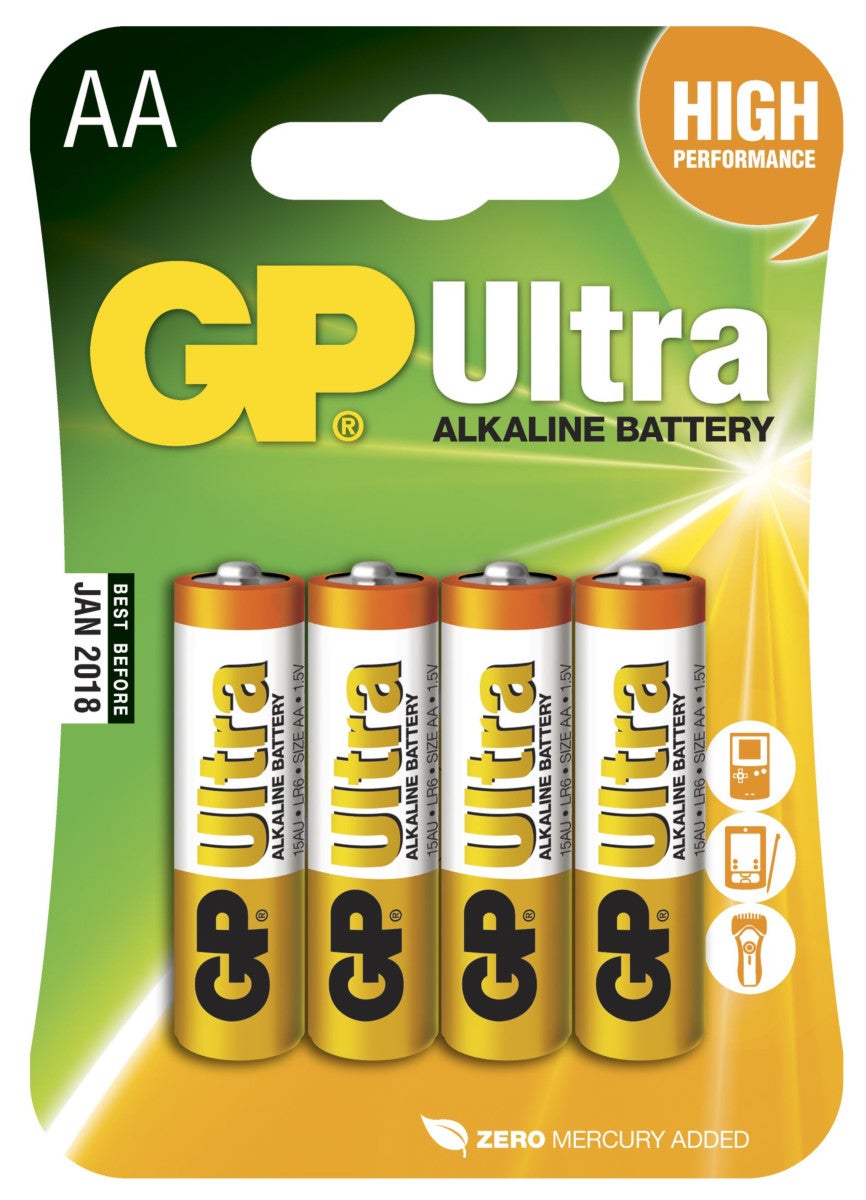 Batteri GP Ultra AA(4)