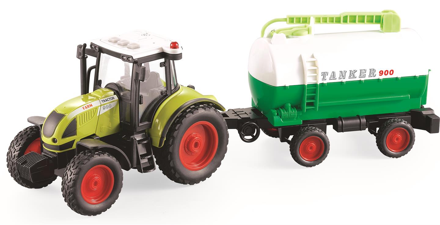 Servicetraktor m/henger & tømmer 40cm