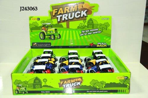 Traktor i metall ass