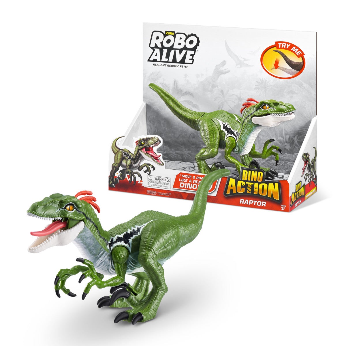 Robo Alive dino action raptor