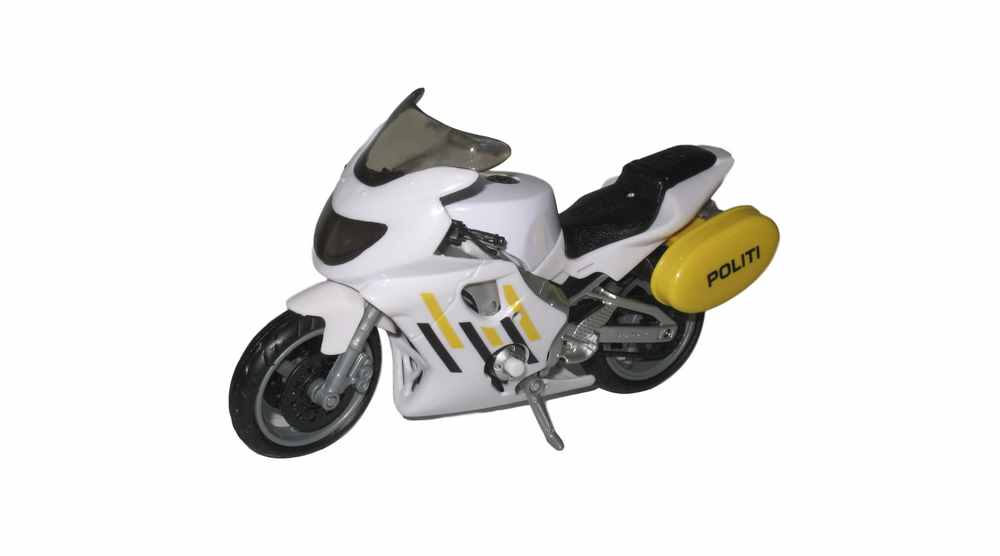 Teama Norsk Politimotorsykkel m/lyd (20cm) - Teama