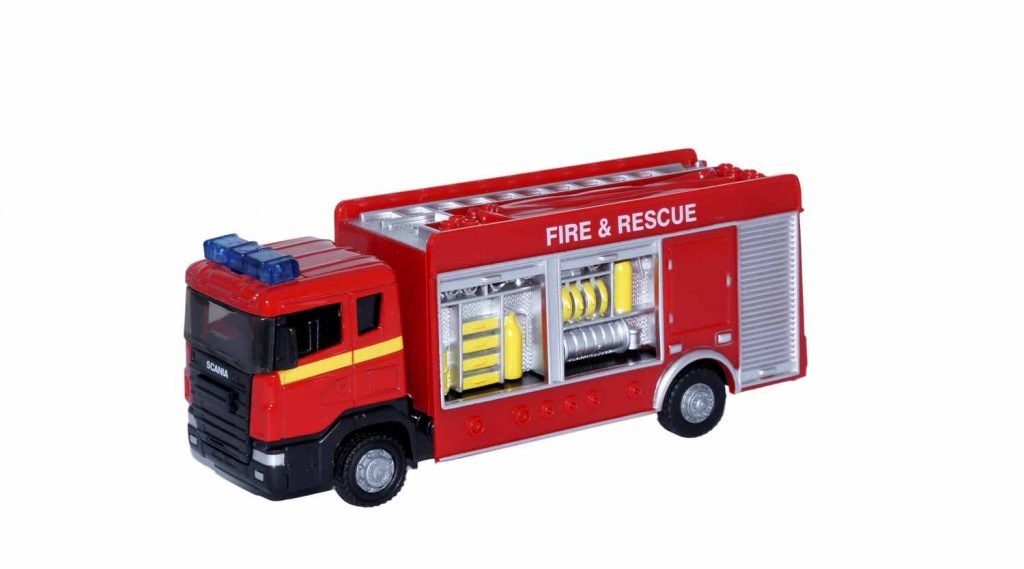 Teama Brannbil 20cm m/lyd og lys