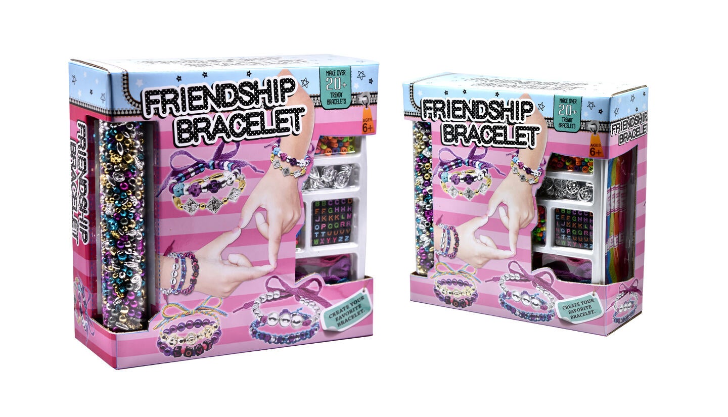 Perlesett Vennearmbånd m/alfabet