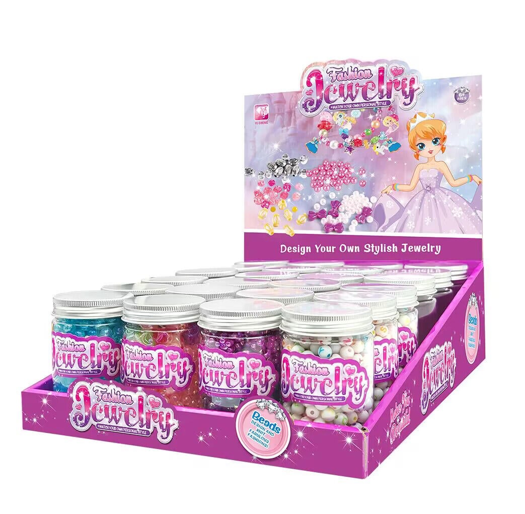 Perlesett i boks ass farger