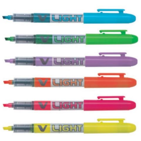 Tekstmarker Pilot V Liquid Light ass (6)