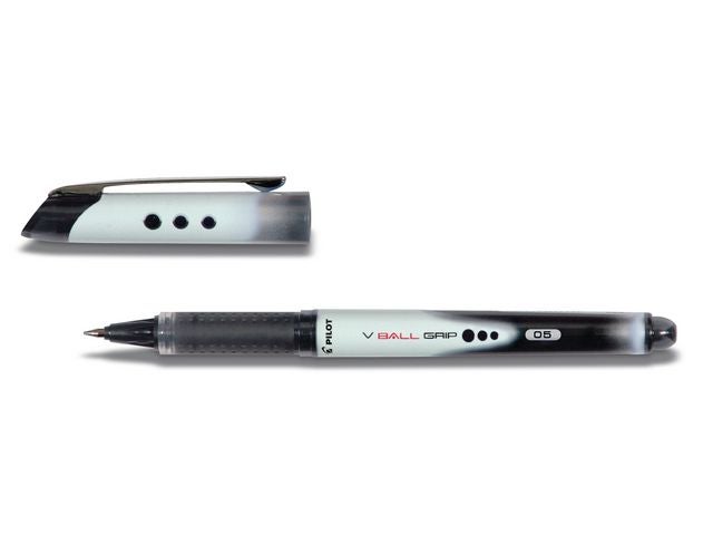 Rollerpenn Pilot V-Ball Grip 05 sort