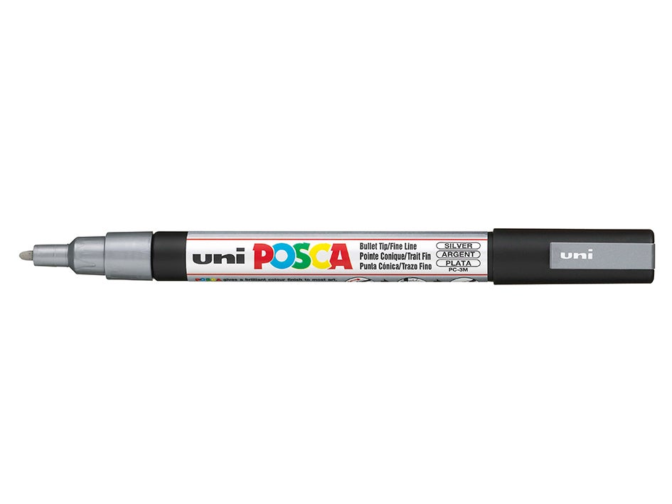 Paintmarker Uni Posca PC-3M Sølv