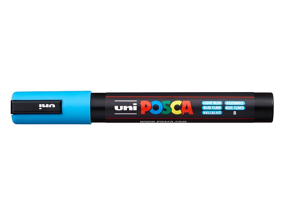 Tusj Posca PC-5M Lys Blå