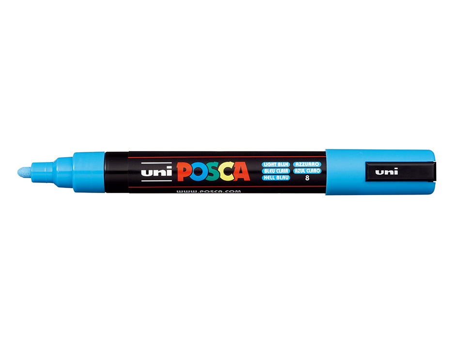 Tusj Posca PC-5M Lys Blå